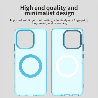 Housse MagSafe pour Motorola Moto G86, Techsuit, CandyCase, Bleue