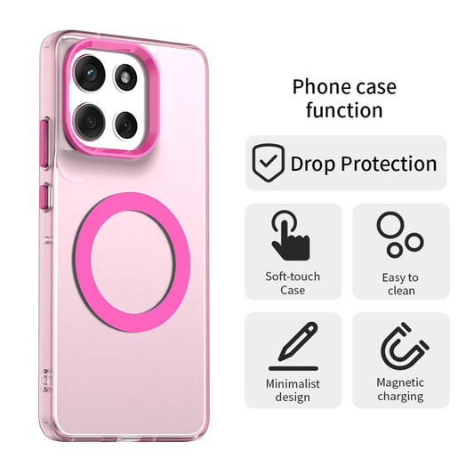 MagSafe hoesje voor Motorola Moto G86, Techsuit, CandyCase, Roze