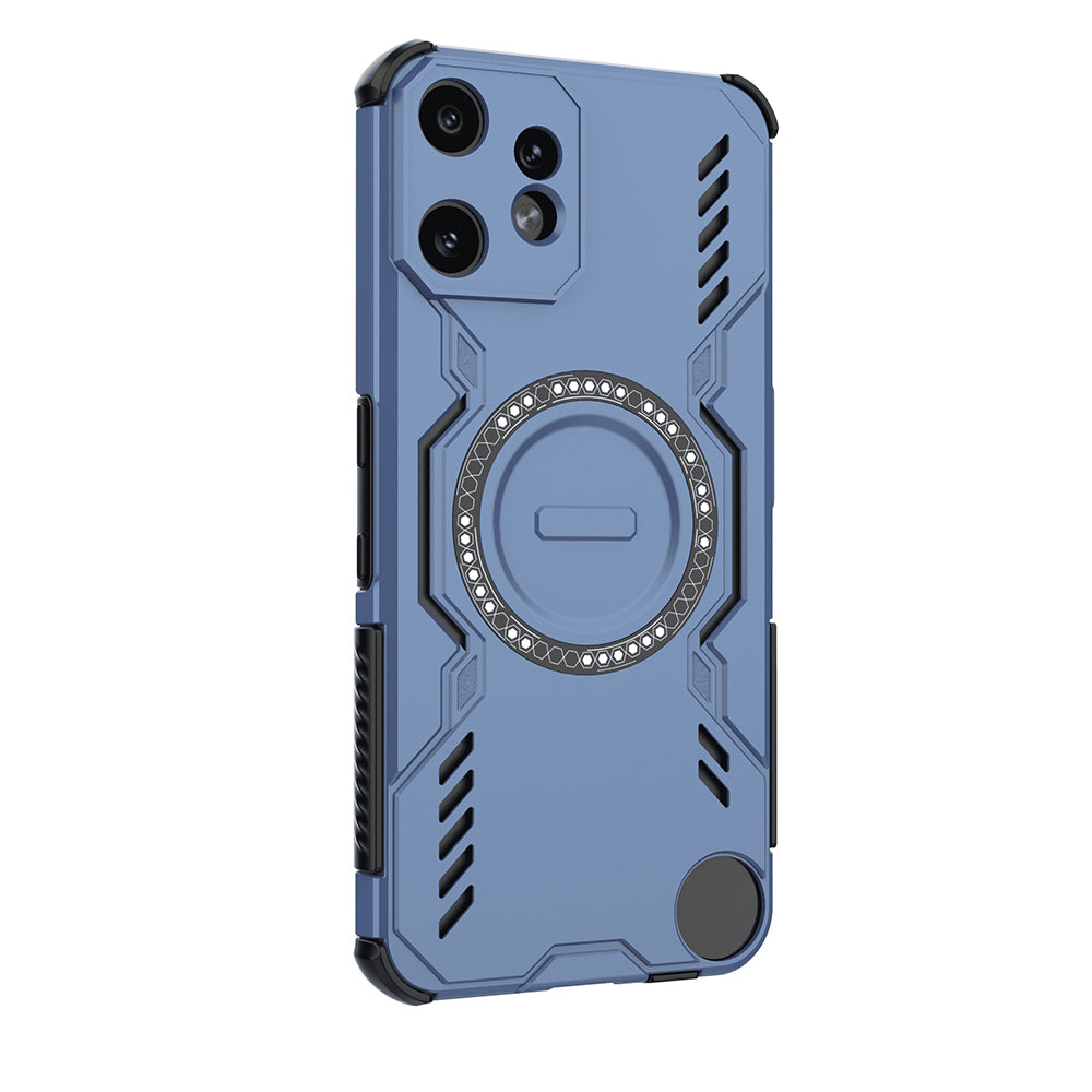 MagSafe-hoes voor Nothing CMF Phone 2 Pro, Techsuit, ArmorMag, Blauw