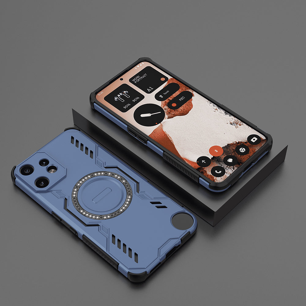 MagSafe-hoes voor Nothing CMF Phone 2 Pro, Techsuit, ArmorMag, Blauw