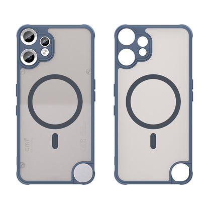MagSafe-hoes voor Nothing CMF Phone 2 Pro, Techsuit, HaloFrost II, Marineblauw