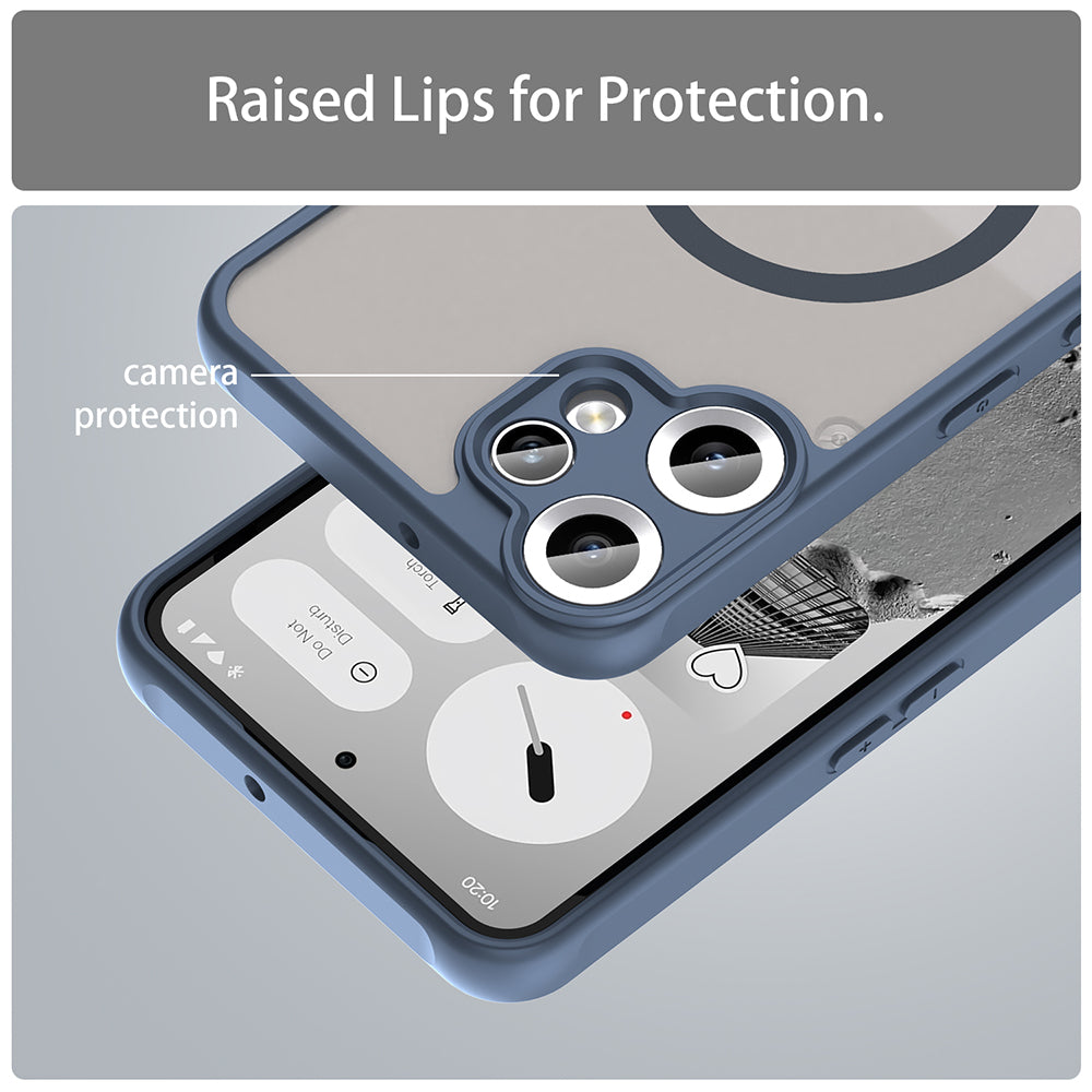 MagSafe-hoes voor Nothing CMF Phone 2 Pro, Techsuit, HaloFrost II, Marineblauw
