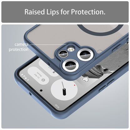 MagSafe-hoes voor Nothing CMF Phone 2 Pro, Techsuit, HaloFrost II, Marineblauw