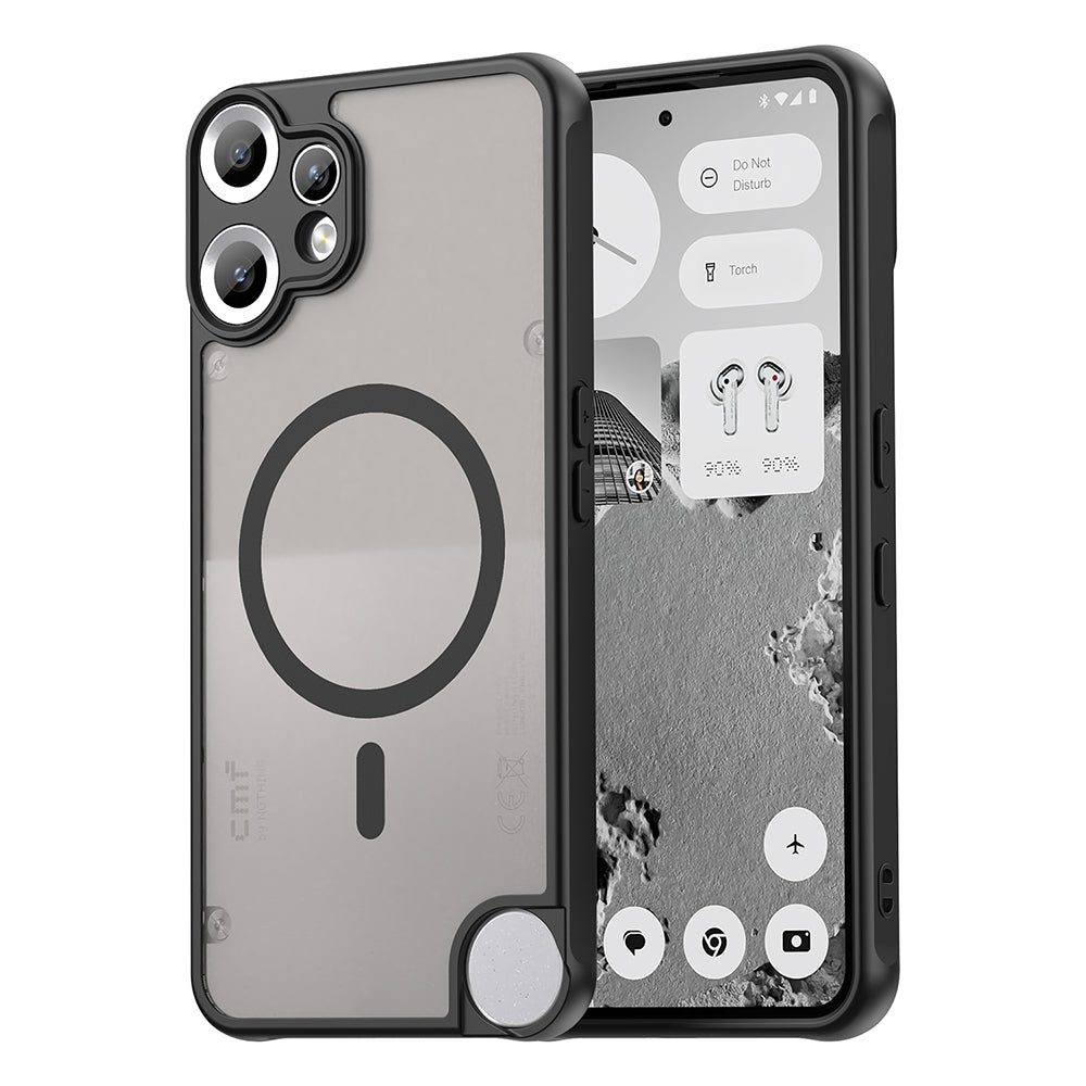 MagSafe-hoes voor Nothing CMF Phone 2 Pro, Techsuit, HaloFrost II, Zwart