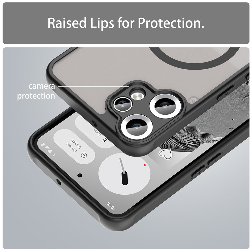 MagSafe-hoes voor Nothing CMF Phone 2 Pro, Techsuit, HaloFrost II, Zwart