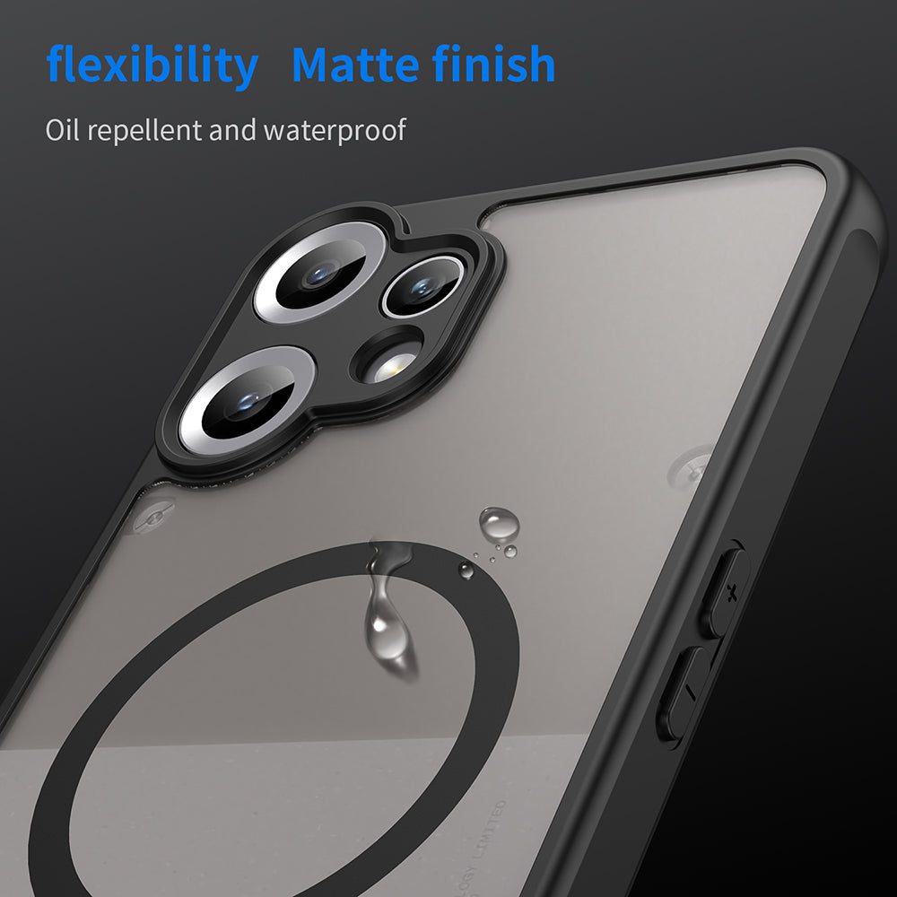 MagSafe-hoes voor Nothing CMF Phone 2 Pro, Techsuit, HaloFrost II, Zwart