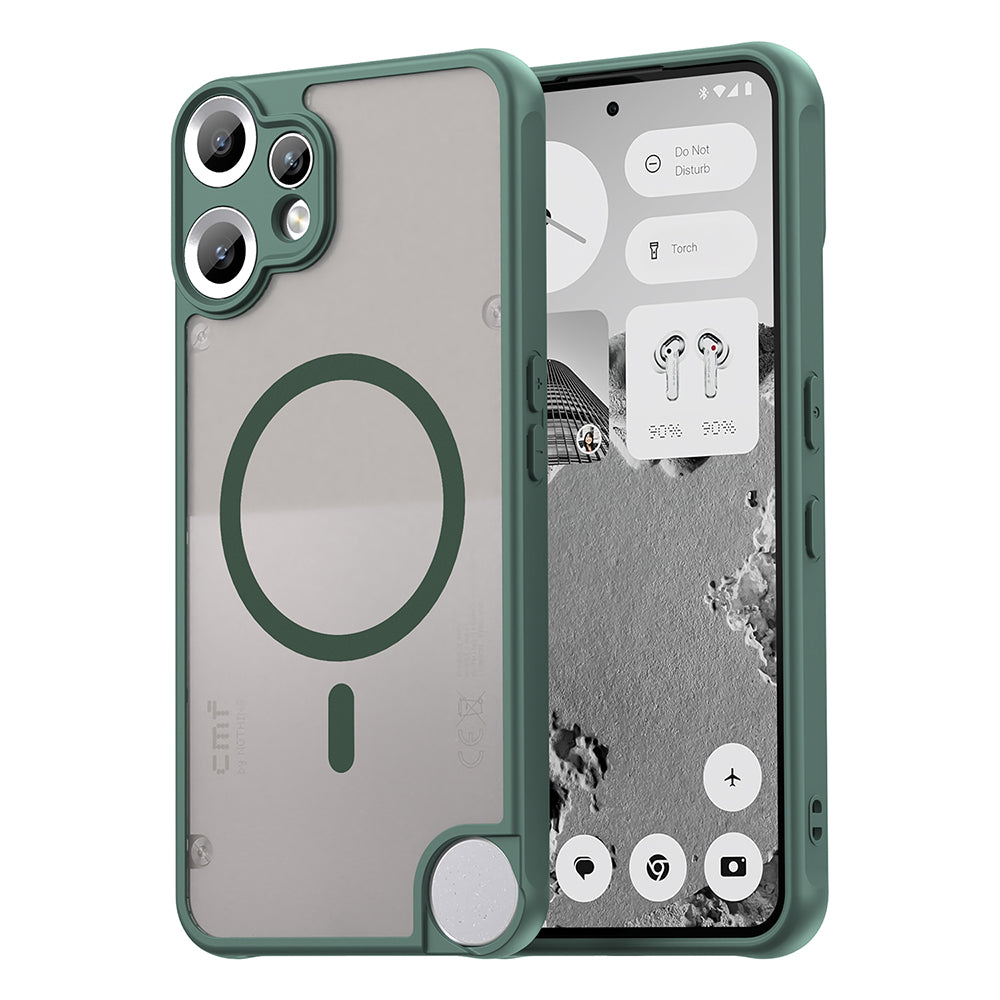 MagSafe-hoes voor Nothing CMF Phone 2 Pro, Techsuit, HaloFrost II, Groen