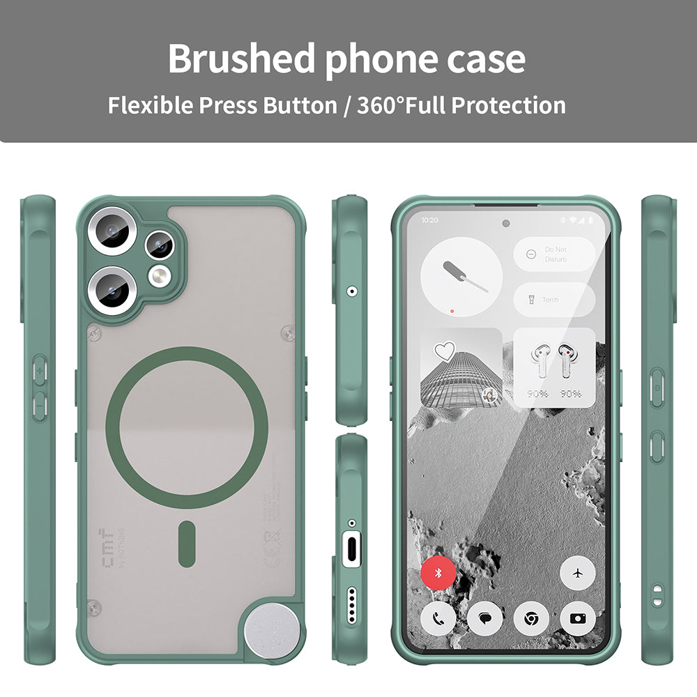 MagSafe-hoes voor Nothing CMF Phone 2 Pro, Techsuit, HaloFrost II, Groen