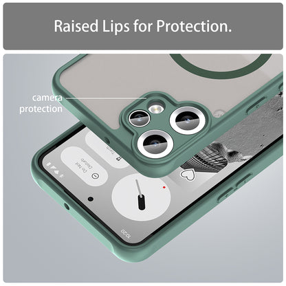 MagSafe-hoes voor Nothing CMF Phone 2 Pro, Techsuit, HaloFrost II, Groen