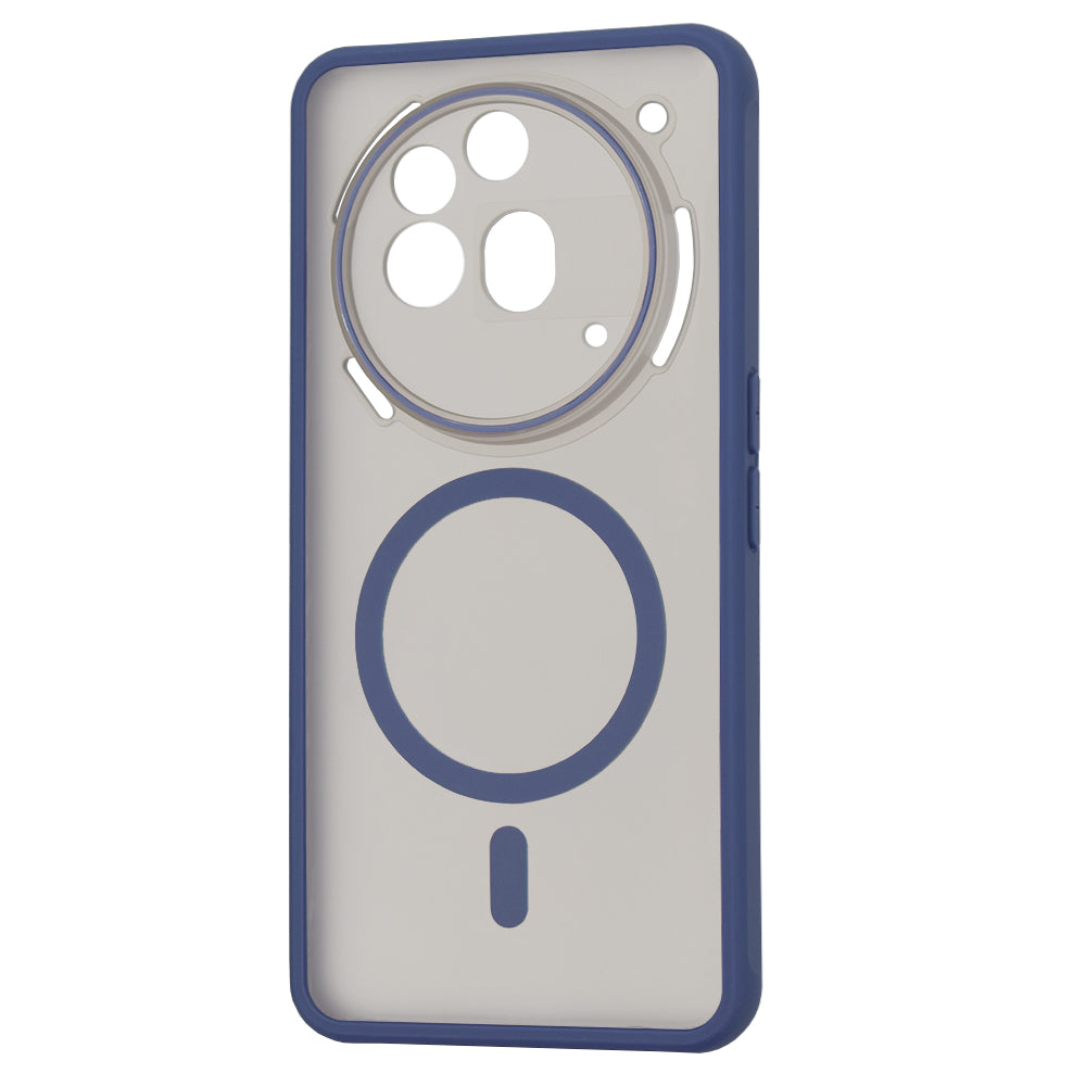 Coque MagSafe pour Nothing Phone (3a) Pro, Techsuit, HaloFrost, Bleu marine