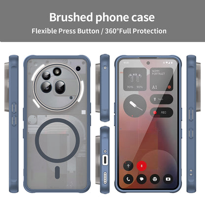 MagSafe-Hülle für Nothing Phone (3a) Pro, Techsuit, HaloFrost II, Marineblau