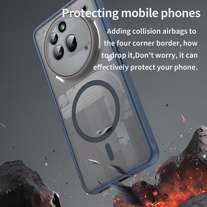 MagSafe-Hülle für Nothing Phone (3a) Pro, Techsuit, HaloFrost II, Marineblau