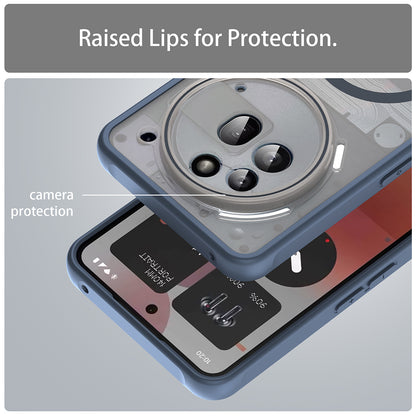 MagSafe-Hülle für Nothing Phone (3a) Pro, Techsuit, HaloFrost II, Marineblau