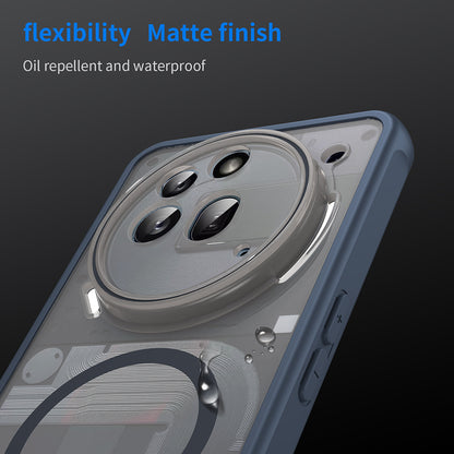 MagSafe-Hülle für Nothing Phone (3a) Pro, Techsuit, HaloFrost II, Marineblau