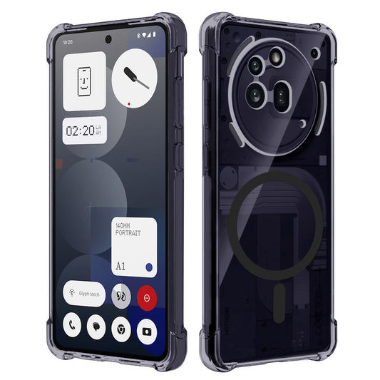 MagSafe-hoesje voor Nothing Phone (3a) Pro, Techsuit, Schokbestendig Transparant, Smoky