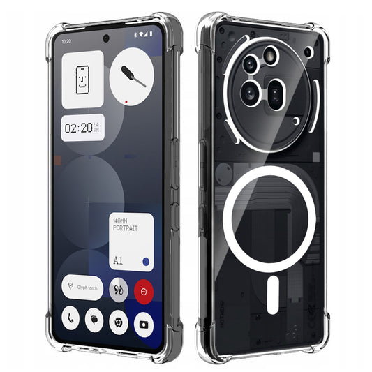 MagSafe-hoes voor Nothing Phone (3a) Pro, Techsuit, schokbestendig, transparant