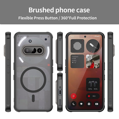 MagSafe-hoes voor Nothing Phone (3a), Techsuit, HaloFrost II, Zwart