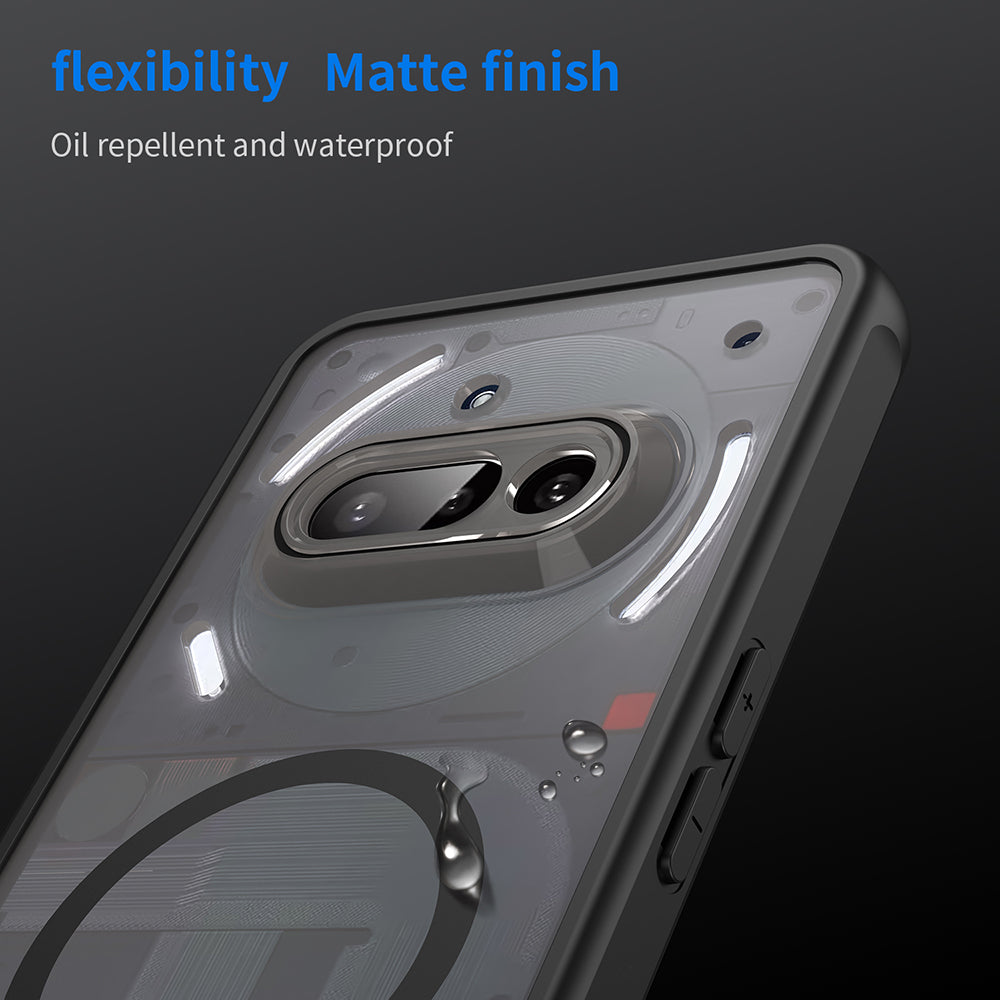 MagSafe-hoes voor Nothing Phone (3a), Techsuit, HaloFrost II, Zwart