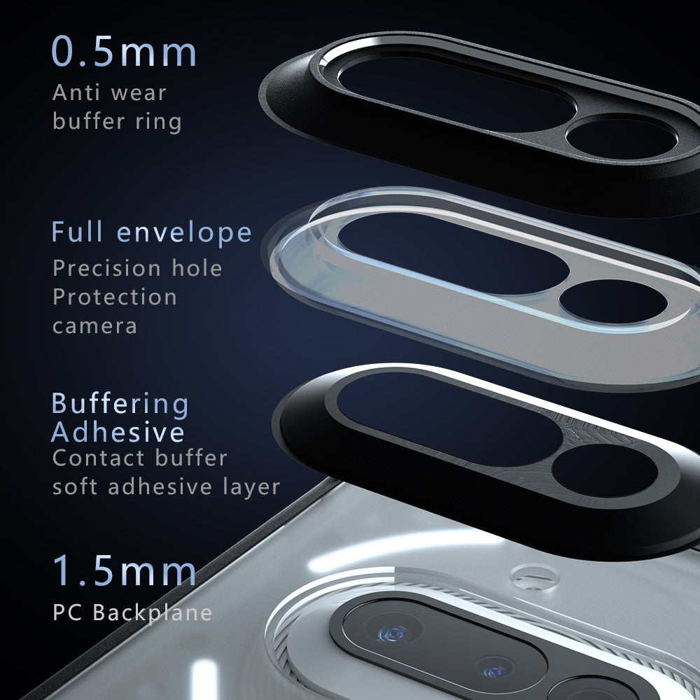 Coque MagSafe pour Nothing Phone (3a), Techsuit, PureFrost, Noire