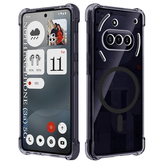 MagSafe-hoesje voor Nothing Phone (3a), Techsuit, Schokbestendig Transparant, Smoky