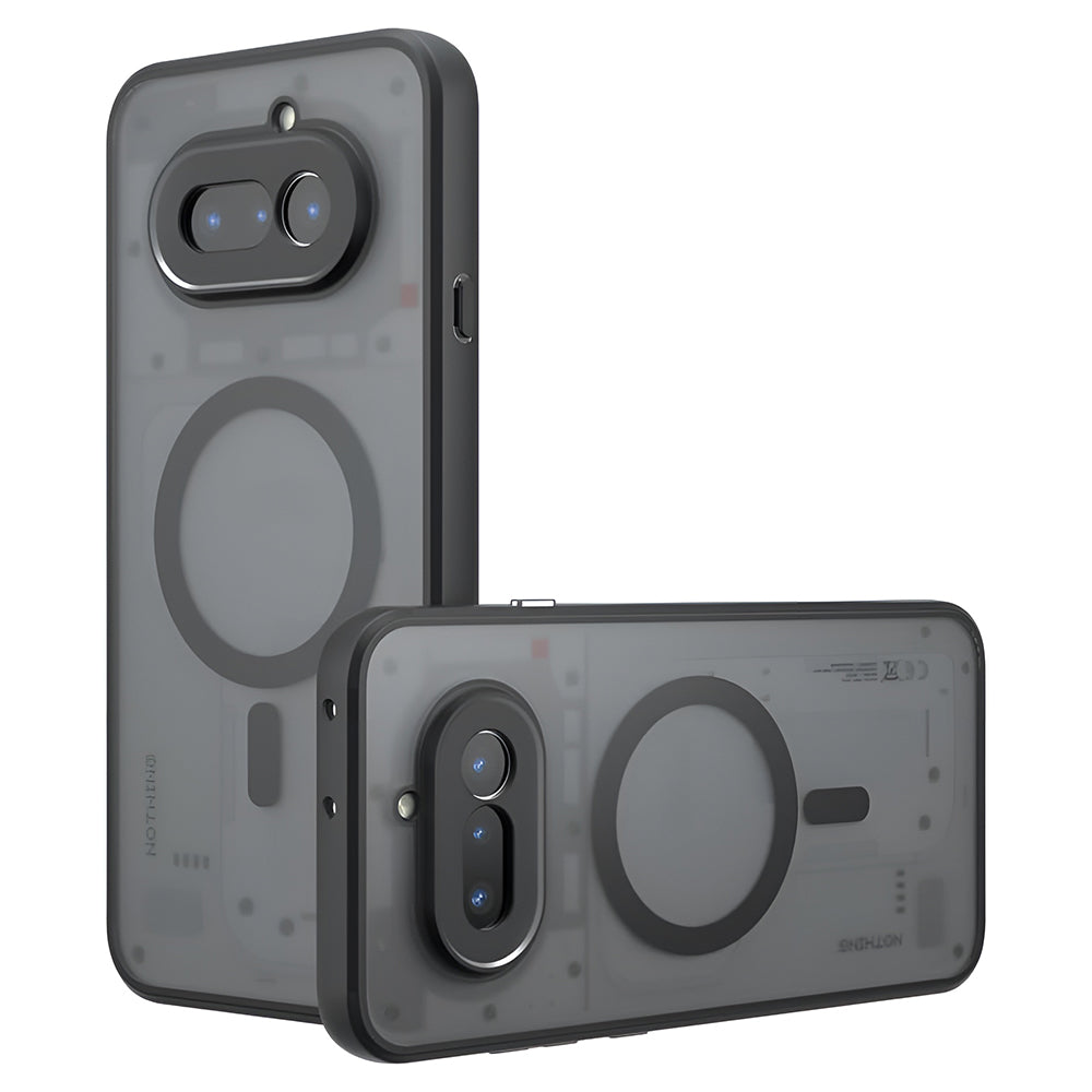 MagSafe-hoes voor Nothing Phone (4a), Techsuit, PureFrost, Zwart Satijn