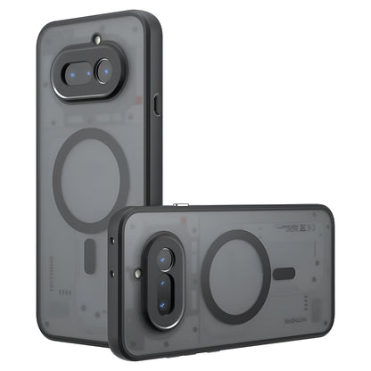 MagSafe-hoes voor Nothing Phone (4a), Techsuit, PureFrost, Zwart Satijn