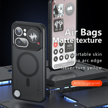 MagSafe-Hülle für Nothing Phone (4b), Techsuit, PureFrost, Satin Schwarz