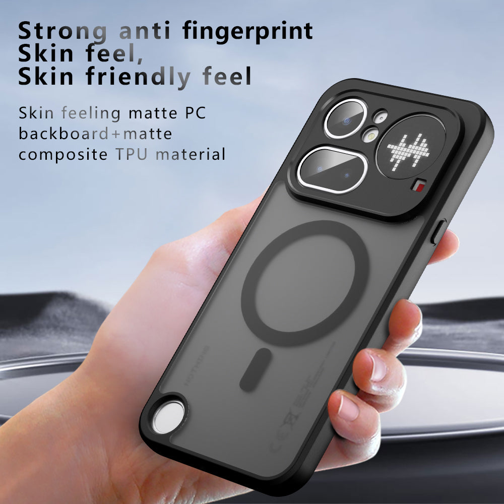 MagSafe-Hülle für Nothing Phone (4b), Techsuit, PureFrost, Satin Schwarz
