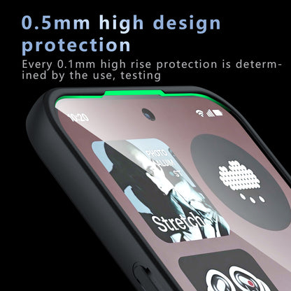 MagSafe-Hülle für Nothing Phone (4b), Techsuit, PureFrost, Satin Schwarz