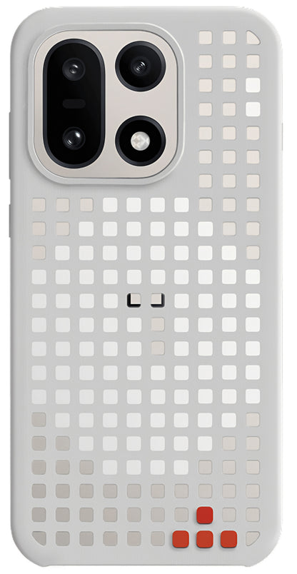 Hülle für OnePlus 15, Hole Pattern Magnetic, Grau 5431102022