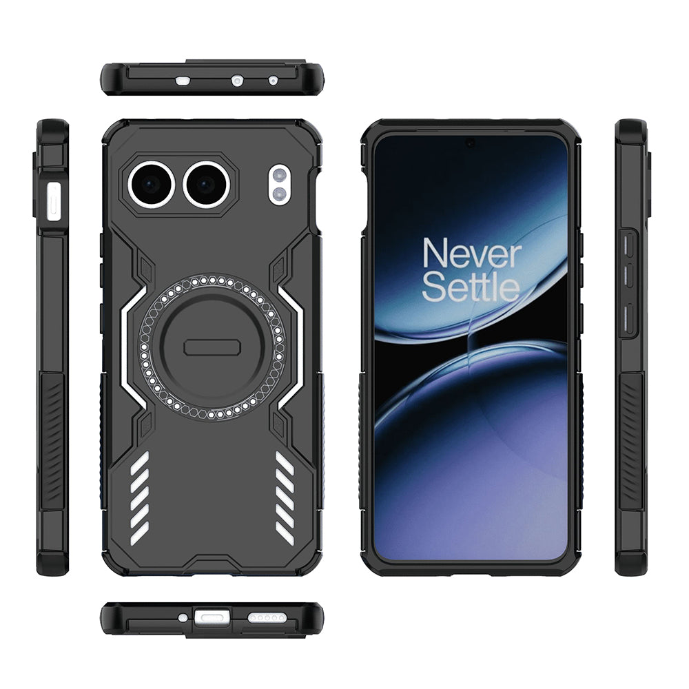 Coque MagSafe pour OnePlus Nord 4, Techsuit, ArmorMag, Noire