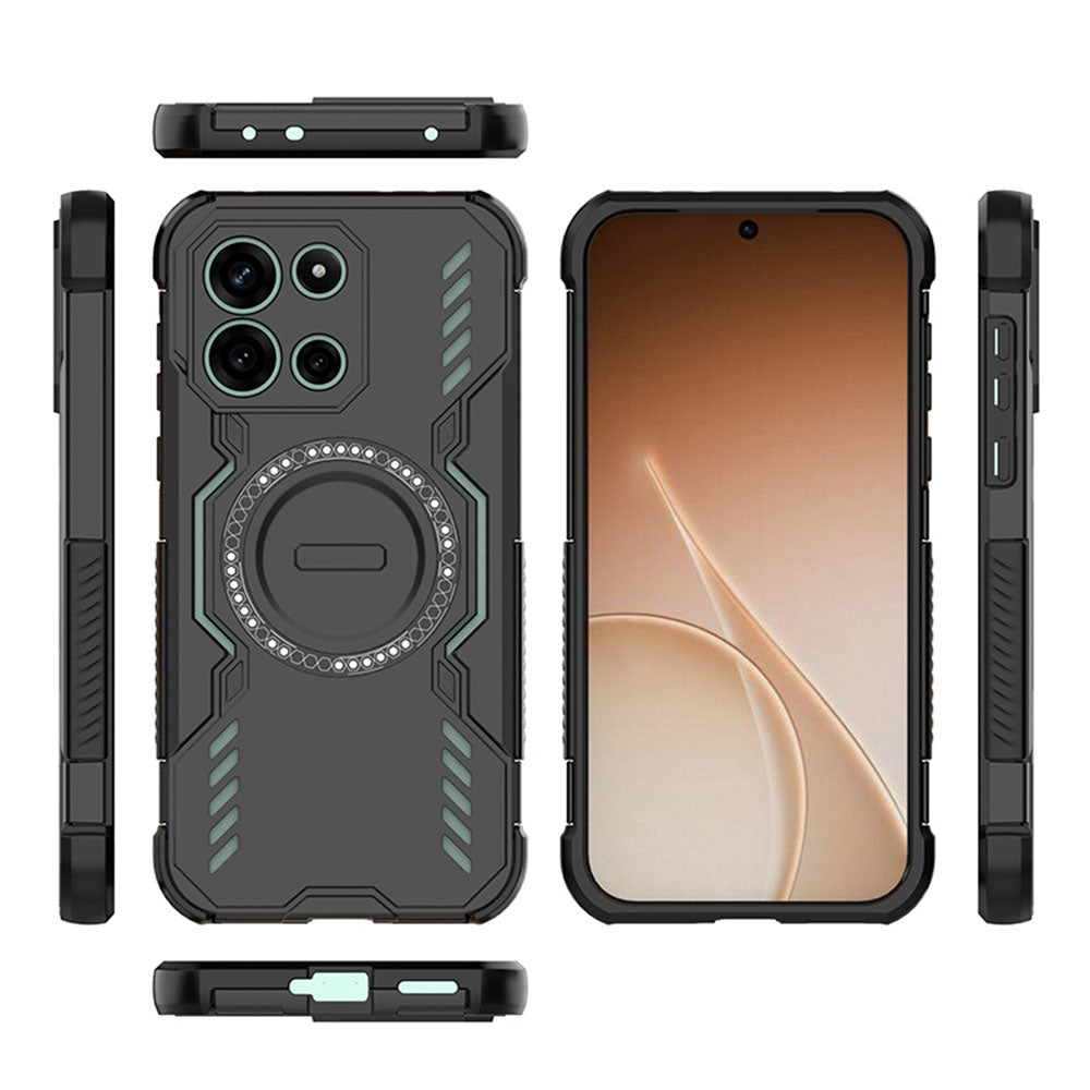Coque MagSafe pour OnePlus Nord 6, Techsuit, ArmorMag, Noire