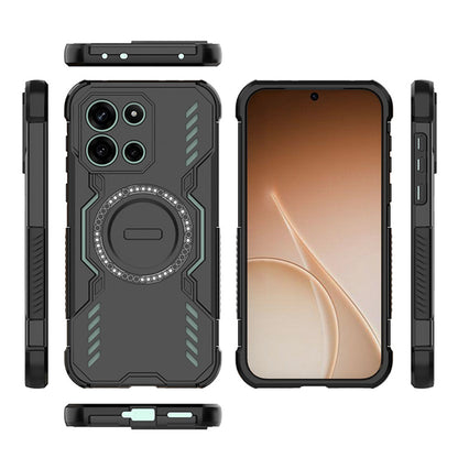 Coque MagSafe pour OnePlus Nord 6, Techsuit, ArmorMag, Noire