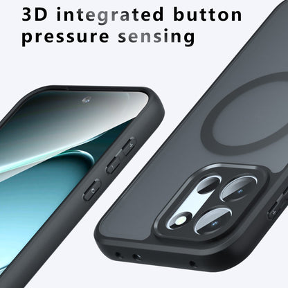 Coque MagSafe pour OnePlus Nord 6, Techsuit, PureFrost, Noir Satiné