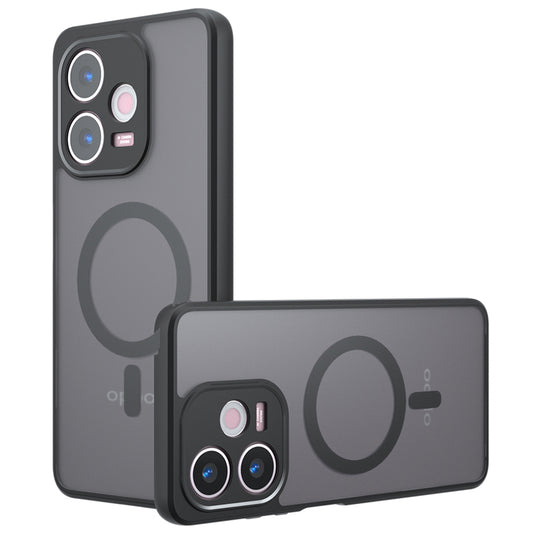 MagSafe-hoes voor Oppo A5 Pro 4G / A5 Pro, Techsuit, PureFrost, Zwart
