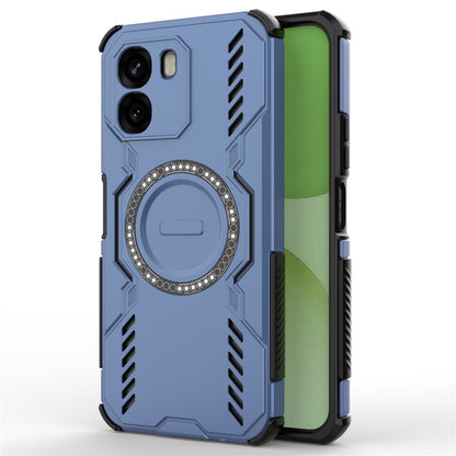 Étui MagSafe pour Oppo A6 4G, Techsuit, ArmorMag, Bleu