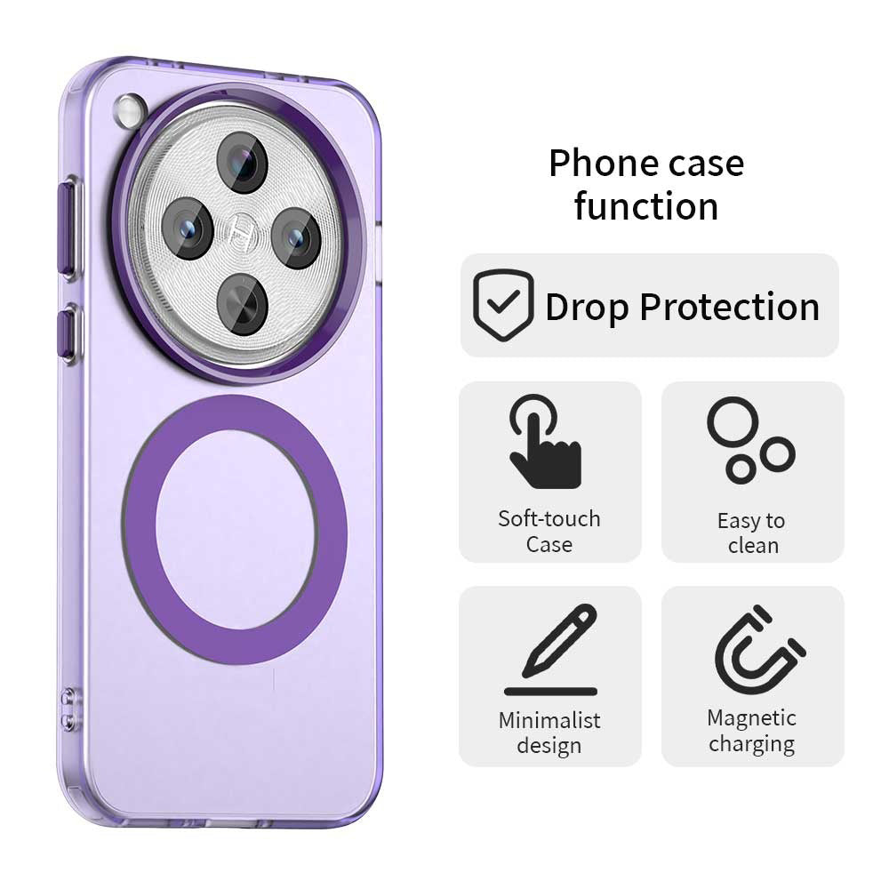 Coque MagSafe pour Oppo Find X8 Pro, Techsuit, CandyCase, Violet