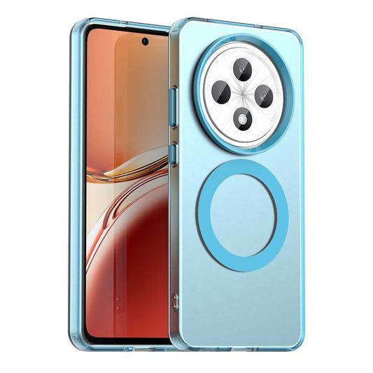 MagSafe-hoesje voor Oppo Reno12 FS 5G / Reno12 FS 4G / Reno12 F 4G / Reno12 F, Techsuit, CandyCase, Blauw