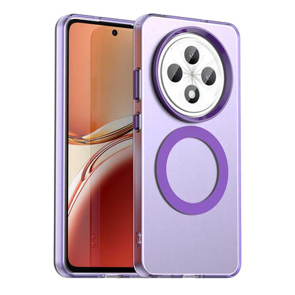 Coque MagSafe pour Oppo Reno12 FS 5G / Reno12 FS 4G / Reno12 F 4G / Reno12 F, Techsuit, CandyCase, Violet