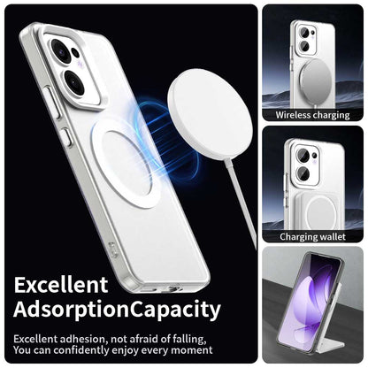 MagSafe-hoes voor Oppo Reno13 FS 5G / Reno13 F 4G / Reno13 F, Techsuit, CandyCase, Wit
