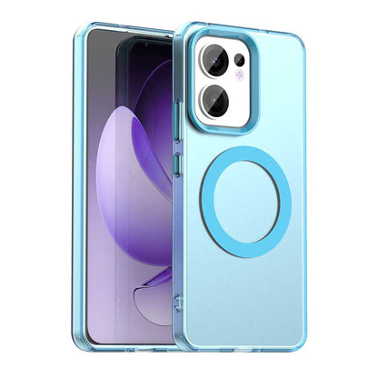 MagSafe-Hülle für Oppo Reno13 FS 5G / Reno13 F 4G / Reno13 F, Techsuit, CandyCase, Blau