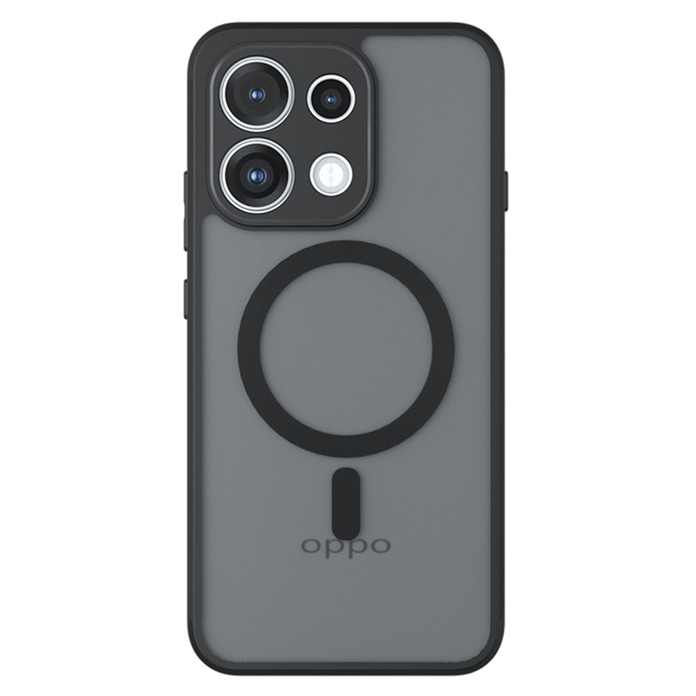 MagSafe-Hülle für Oppo Reno16 F / Reno16 FS, Techsuit, PureFrost, Satin Schwarz