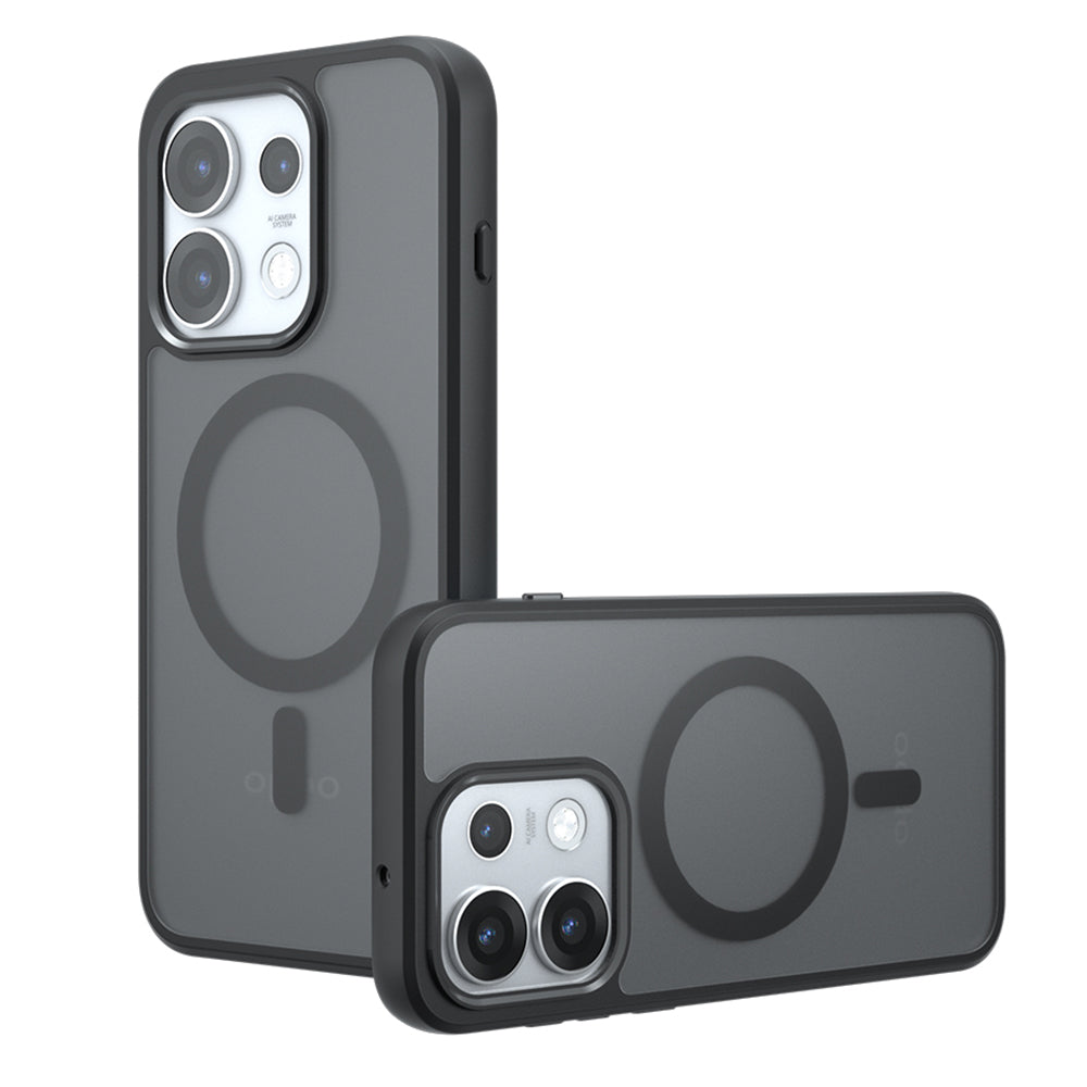 MagSafe Case for Oppo Reno16, Techsuit, PureFrost, Satin Black