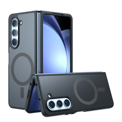 Coque MagSafe pour Samsung Galaxy Z Fold6 F956, Techsuit, PureFrost, Noire
