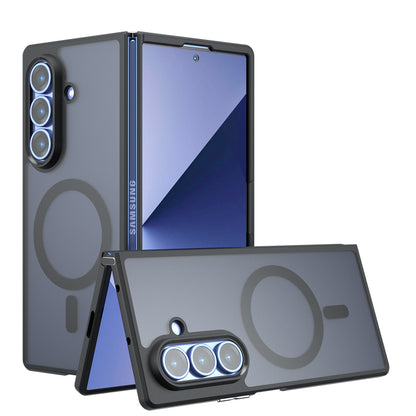 Coque MagSafe pour Samsung Galaxy Z Fold7 F966, Techsuit, PureFrost, Noire
