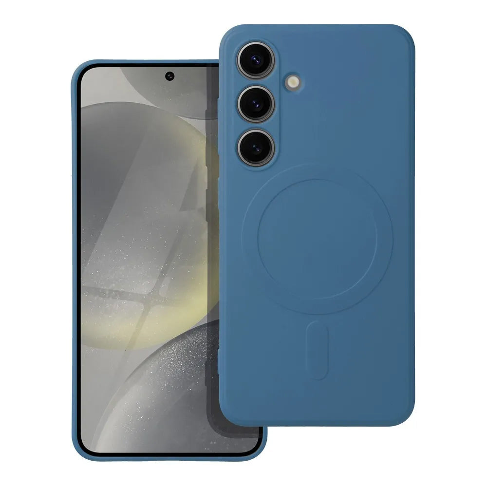 MagSafe-hoesje voor Samsung Galaxy S25 FE, OEM, Siliconen, Blauw