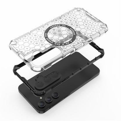 MagSafe-hoes voor Samsung Galaxy A26 A266, Techsuit, HoneyComb Shield, Blauw