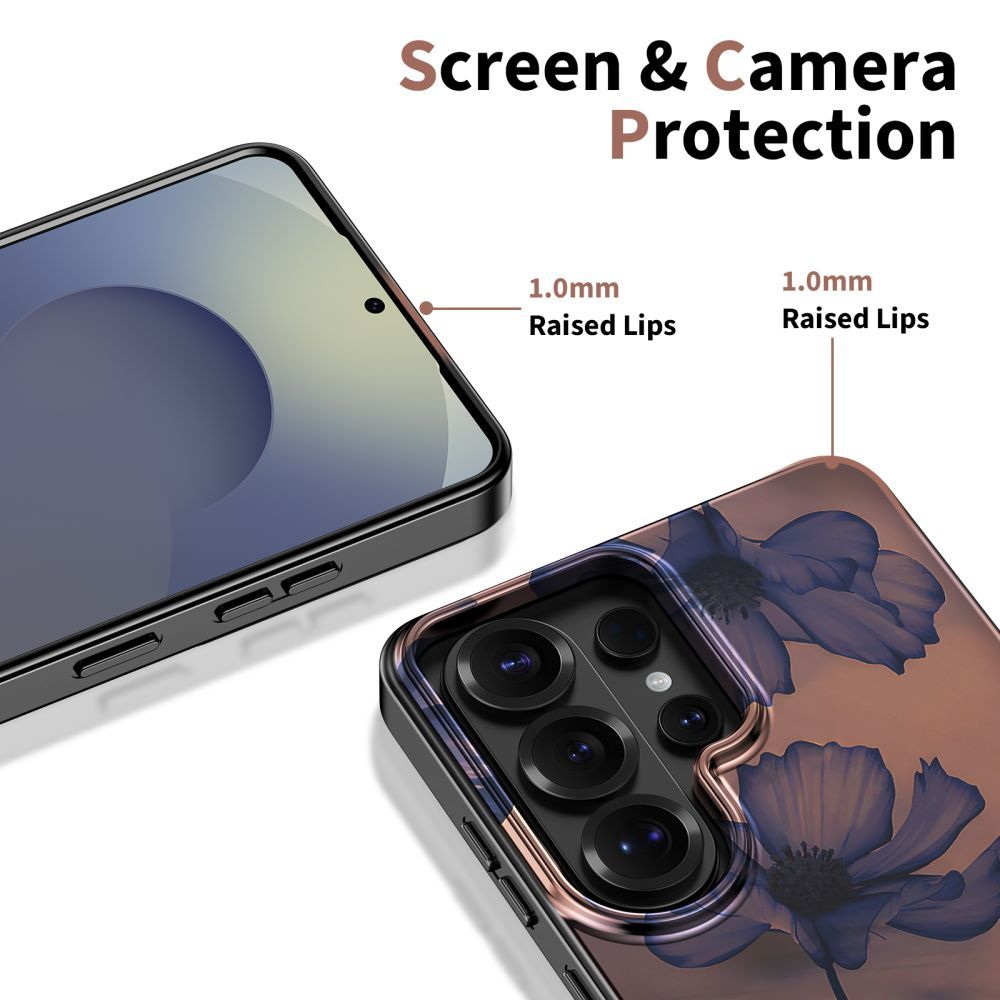 Étui MagSafe pour Samsung Galaxy S26 Ultra S948, Tech-Protect, Lamano Velvet Night, Noir