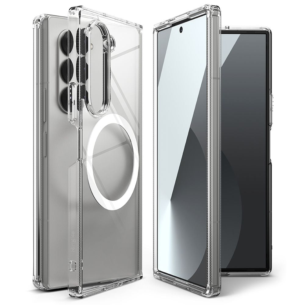 MagSafe hoesje voor Samsung Galaxy Z Fold6 F956, Ringke, Fusion, Transparant 