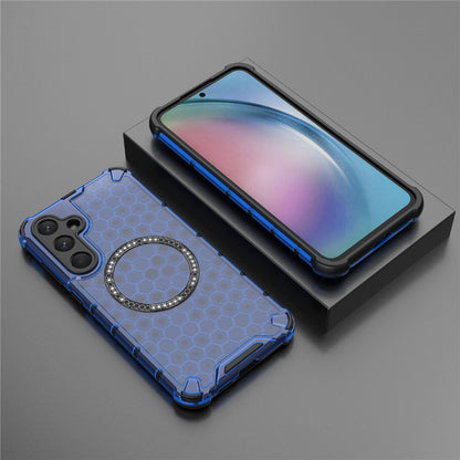 MagSafe-hoes voor Samsung Galaxy A26 A266, Techsuit, HoneyComb Shield, Blauw
